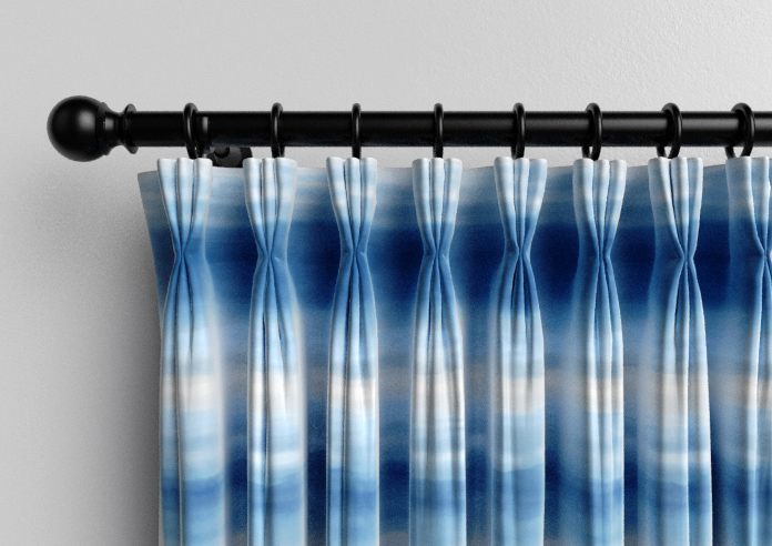 Ombre Velvet, Vivid Blue - Made to Measure Curtains - Image 11